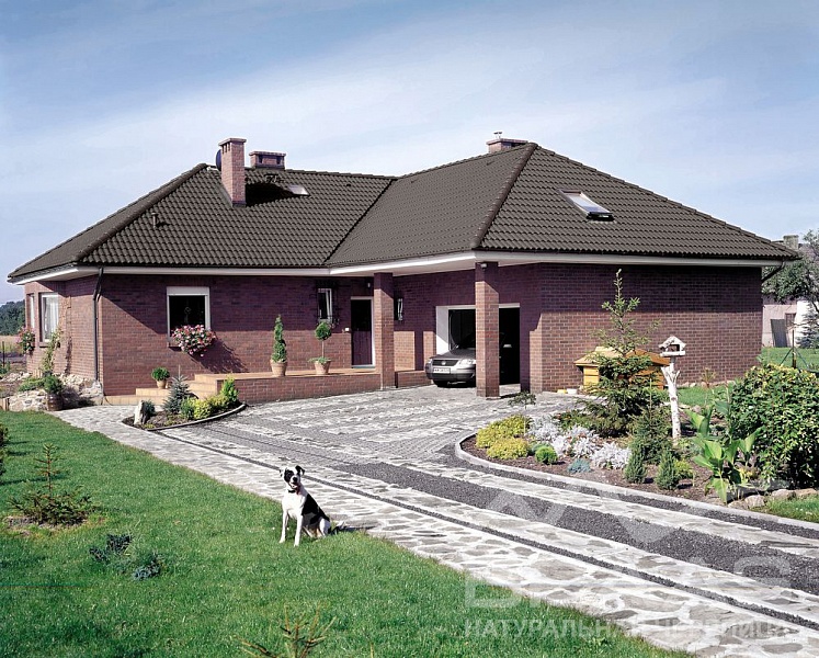 Черепица цементно-песчаная Таунус, Braas