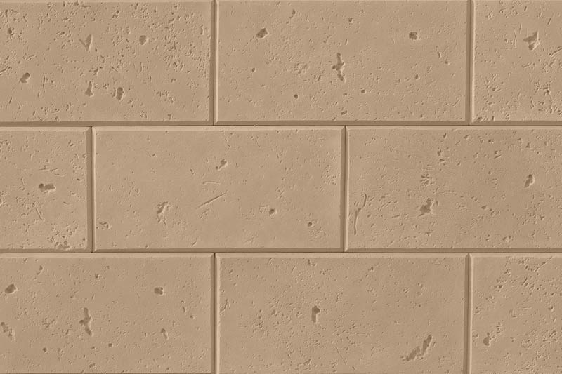 Фасадная облицовочная плитка Кастелло 400 «под травертин», ЭкоСтоун